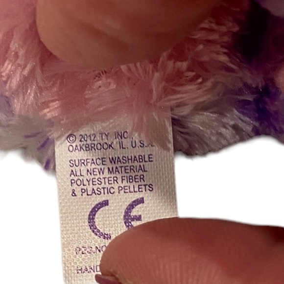Ty Beanie Boos GLAMOUR 2012 6” JUSTICE Exclusive Glitter Eyes   No Heart Tag - Picture 4 of 9